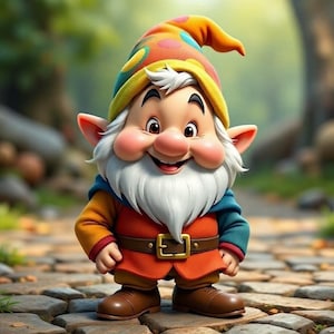 STL Gnome de Noël : figurine de vacances imprimable en 3D (téléchargement numérique)