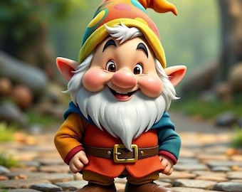 Christmas Gnome STL: 3D Printable Holiday Figurine (Digital Download)