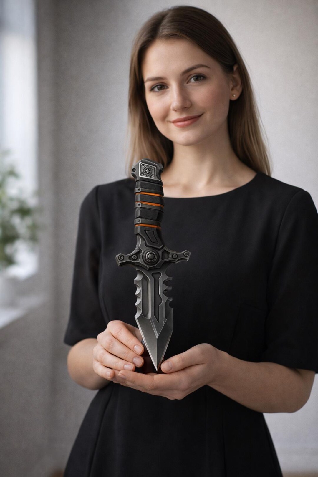 Fantasy Dagger STL | Collectible Blade Statue 3D Model | Rpg Prop Decor ...