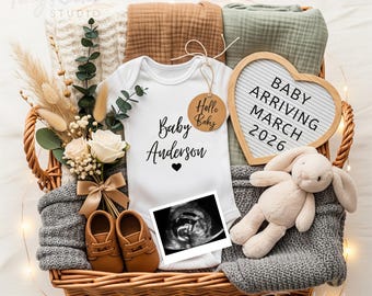 April 2026 Pregnancy Announcement Template, April Baby Reveal, Editable Baby Announcement, Digital Pregnancy Reveal for Social Media