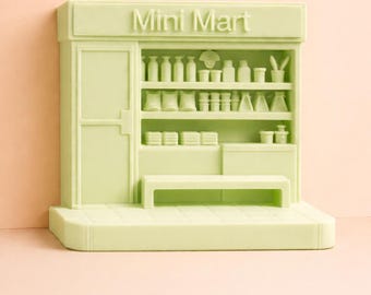 Smiski Storefront Figurine Display | Matte Customizable Mini Gift