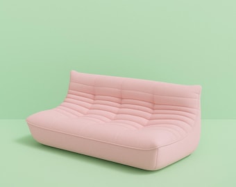 Smiski Miniature Furniture | Togo Sofas Set for Collectible Displays Matte