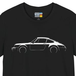911 Shirt w/ 993 Side Silhouette | 911 TShirt for Model years 1995 1996 1997 1998 | Car Lover Gift T shirt Pcar Graphic Tee T-Shirt