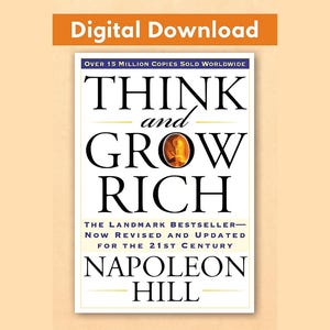 Think and Grow by Napoleon Hill e-book -DIGITAL DOWNLOAD-