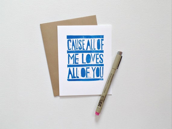 Talking heads for her This must be the place Romantic card for him for Wife Anniversary card for husband Love cards for boyfriend