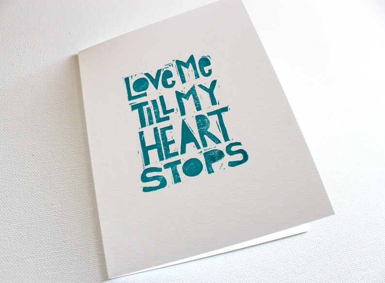 Talking heads for her This must be the place Romantic card for him for Wife Anniversary card for husband Love cards for boyfriend