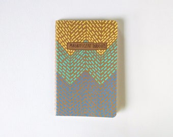 Cute hand painted notebook, Pocket journal, Little gifts for friends, Inspirational notebook, Moleskine, Motivational small notebook, Blank