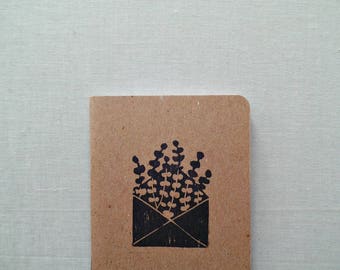Happy mail gratitude journal, Cute notebook for a friend, Thoughtful gifts, Writing journal, Small thank you gift for women, Bookish