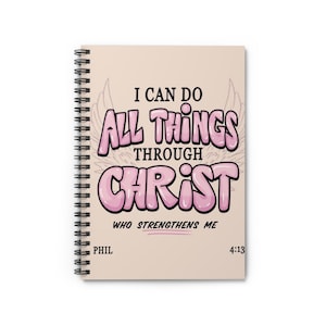 Inspirational Spiral Notebook - Faith-based Journal, Christian Gift for Students, Encouragement for Daily Use, Prayer Journal, [...]