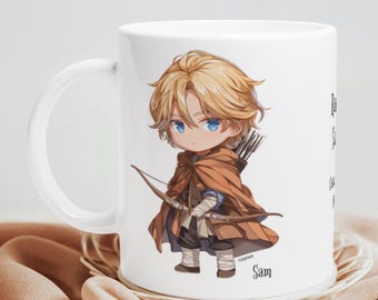 Raven Saga Sam Mug, Rabentrilogie, Los cazadores del norte, Die Jäger des Nordens