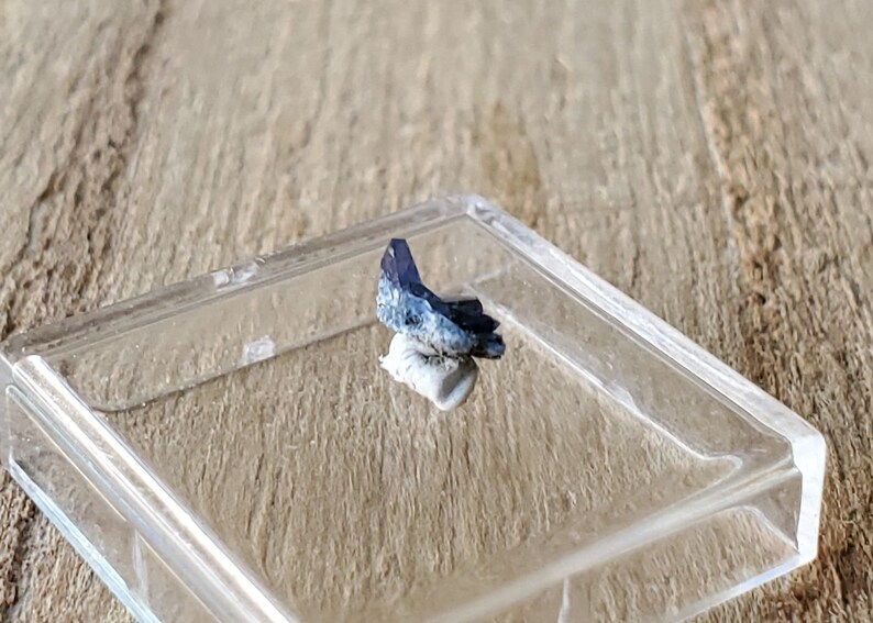 Micro Benitoite Crystal Cluster Dallas Gem Mine, San Benito Co, California image 6