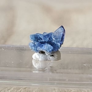 Micro Benitoite Crystal Cluster Dallas Gem Mine, San Benito Co, California image 1