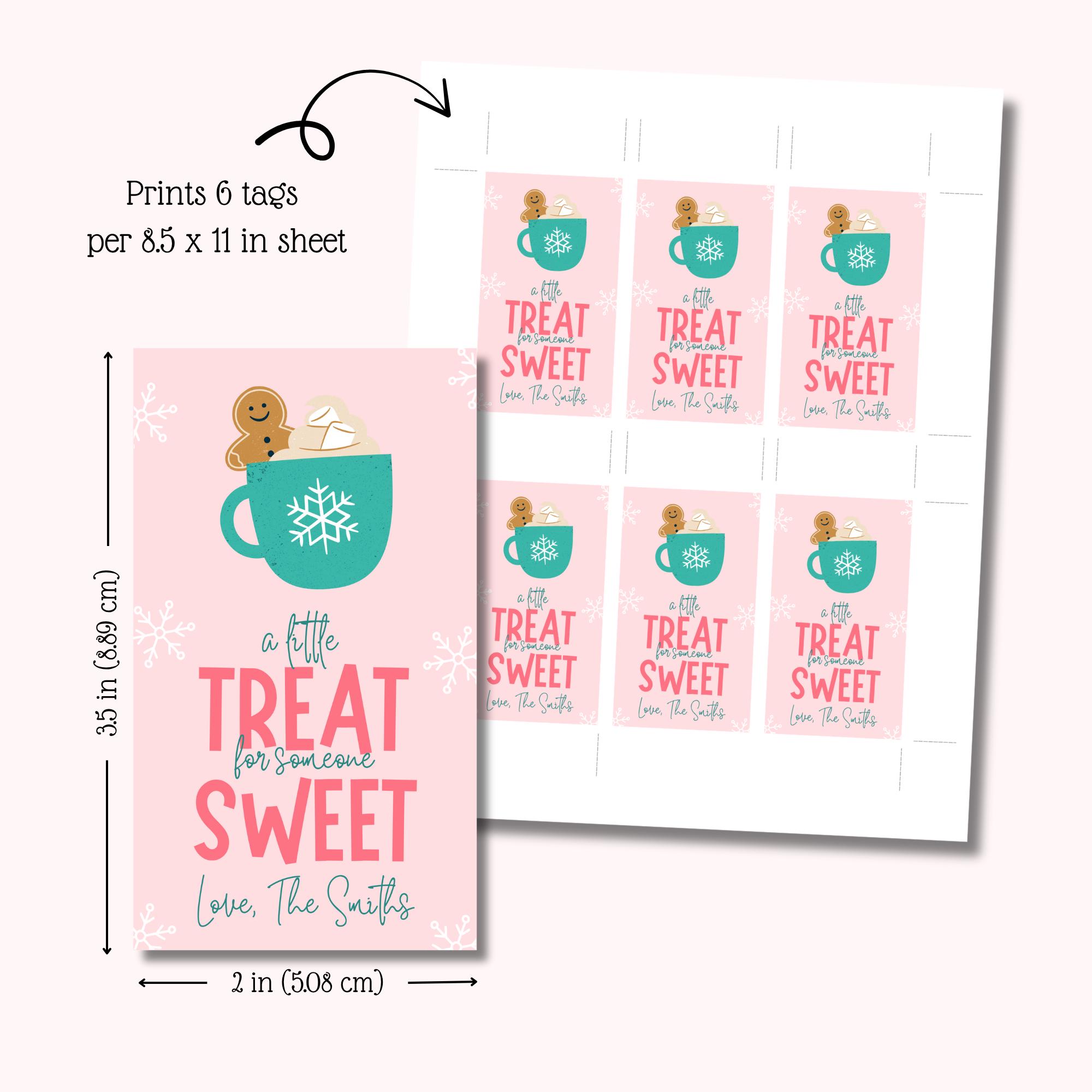 Hot Case Tags Hot Cocoa Gift Tags Editable Canva Template | Teacher Appreciation Gift ...