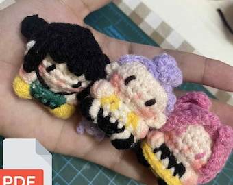 PDF pattern Mini Amigurumi pattern Huntrix Series - kpop demon hunters