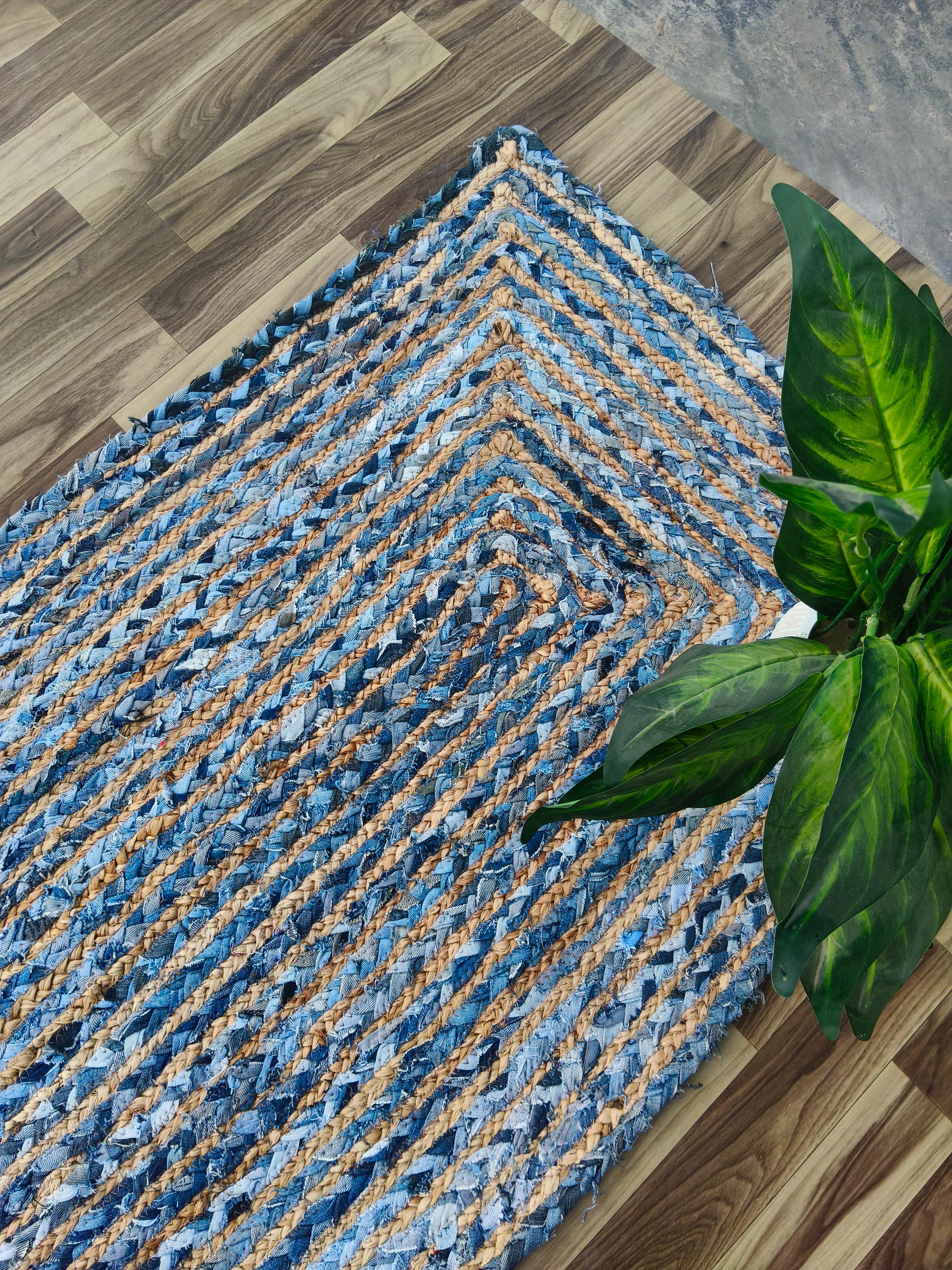 Tapis de course chindi en jute, tapis de course chindi, tapis en coton, tapis de course d'escalier, tapis de course, tapis bohème, tapis de course chi