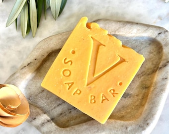 Organic Turmeric Botanical Soap | Brightening Skin Care Bar | Glow Artisan Soap