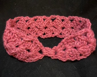 ROSE Crochet Lace Baby HEADBAND