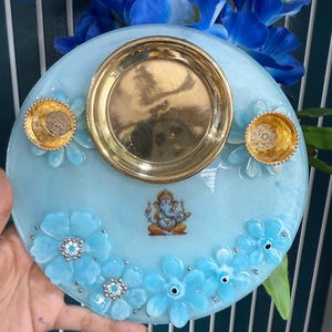 Resin Pooja Thali