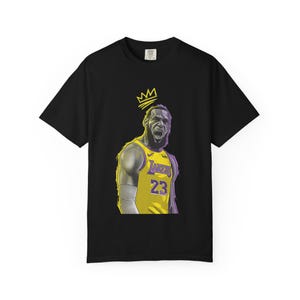 LeBron James King Inspired Unisex T-Shirt, Graphic Tee, Basketball Fan Gift, Sports Apparel, Gift for Him/Her, Casual Wear