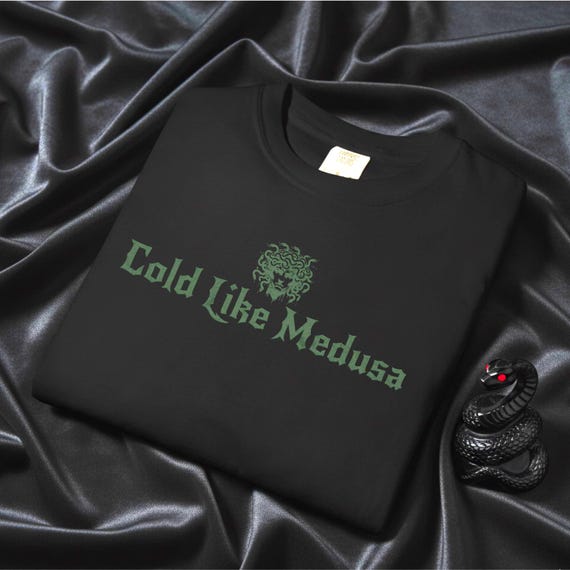 Cold Like Medusa T-Shirt: Gothic Feminist Comfort Colors Tee