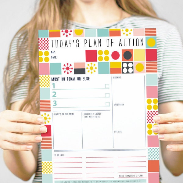 Printable Day Planner, Daily Organiser, Family Calendar, Appointment Scheduler, Business Planner, Printable Worksheet, Printable To Do List
