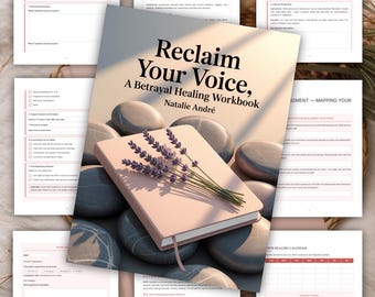 Cuaderno de trabajo para la sanación de la traición | Diario de recuperación del trauma | Hoja de trabajo de autocompasión | Descarga digital en PDF imprimible | Sanación del trauma de la traición