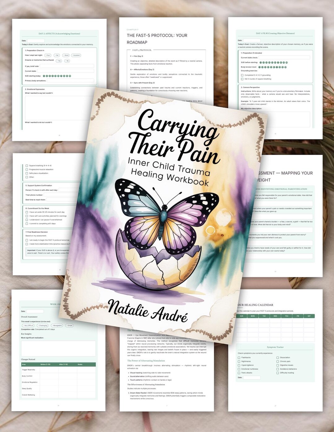 Inner Child Trauma Healing Workbook | Child Adult Workbook Printable ...