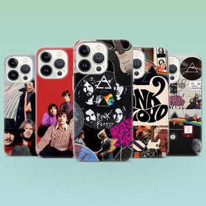 Pink Floyd Phone Case Dark Side Classic Rock Cover for iPhone 16 , 15, 14, 13, 12, Samsung S25, S24, S23, A16, A26, A36, A56, Pixel 9A, 8, 7
