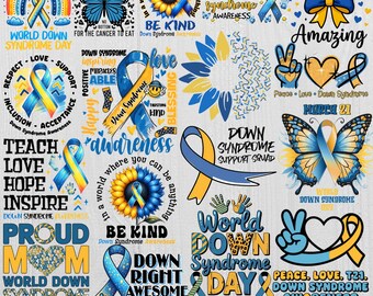 World Down Syndrome Day Awareness PNG, Socks Graphic (Digital Download)