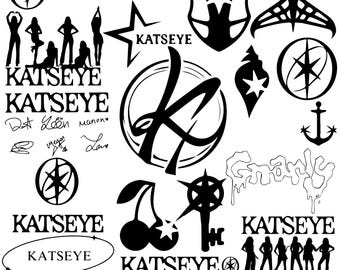 KATSEYE Girl Group SVG PNG Bundle, Chaos Vintage Clipart (Digital Download)