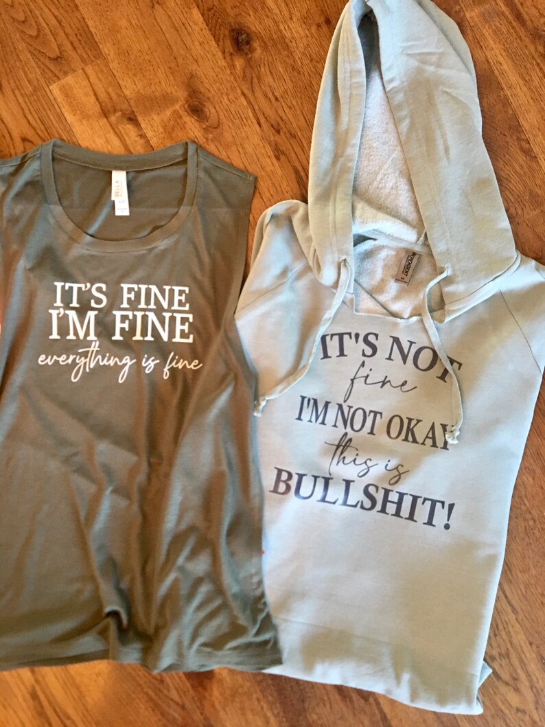 This is Bullshit California Wave Hooded Sweatshirt hoodie It/'s not fine I/'m not okay
