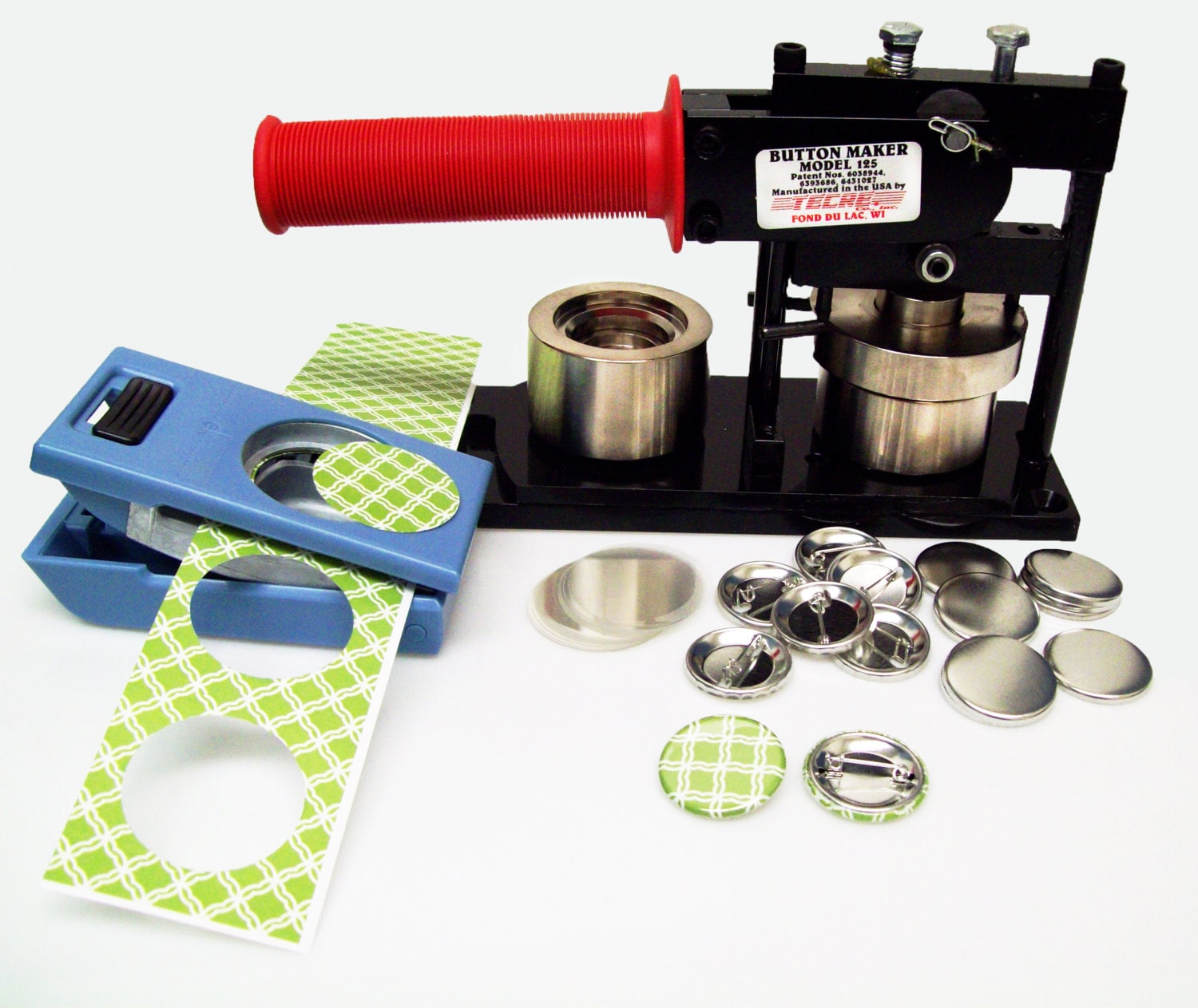 Tecre Button Maker Kit 1.25 11/4 Inch Machine EK Etsy