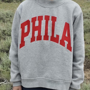 Buffalo New York Mockneck Sweatshirt | Women's Heavyweight Cotton Fleece Pullover | Oversized Fit bild 13