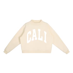 Cali Mockneck Sweatshirt | Women's Heavyweight Oversized Fleece | California Pullover