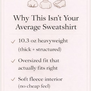 Buffalo New York Mockneck Sweatshirt | Women's Heavyweight Cotton Fleece Pullover | Oversized Fit bild 16