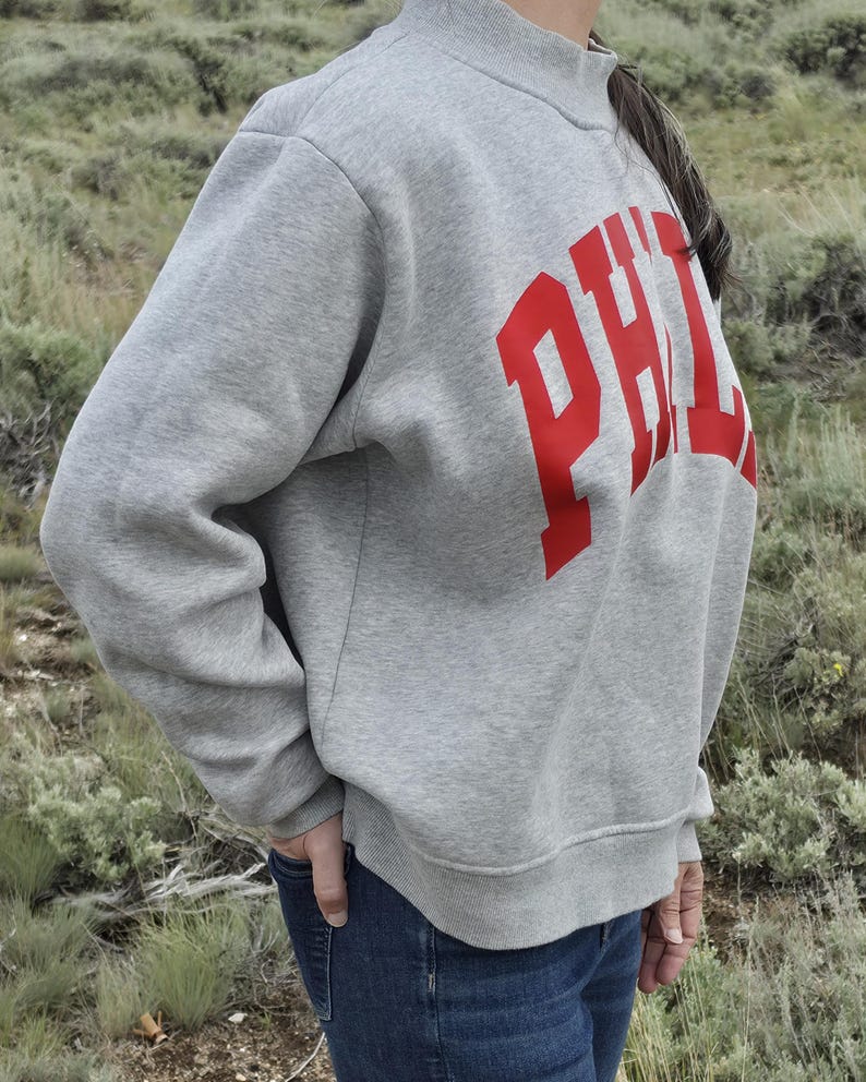 Buffalo New York Mockneck Sweatshirt | Women's Heavyweight Cotton Fleece Pullover | Oversized Fit bild 14