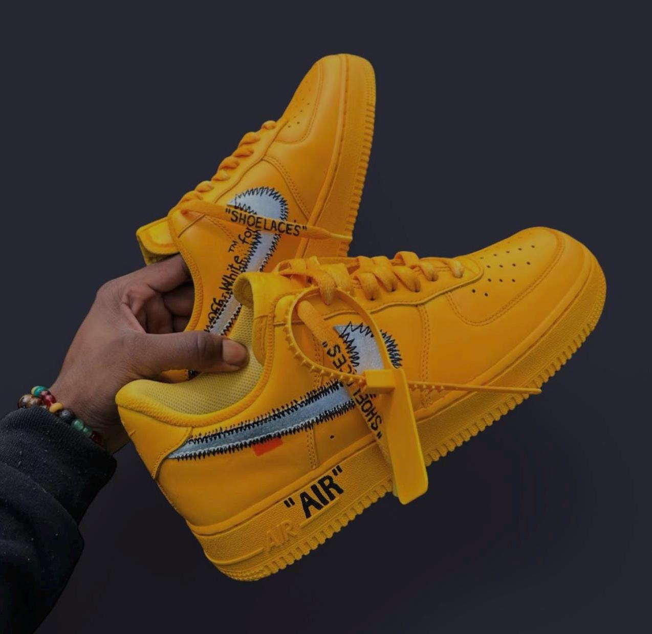 Outfit Ideas Air Force University Gold Off White Men's Shoes Nike