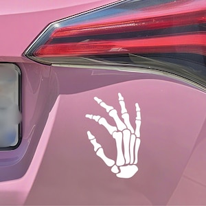 Skeleton Hand All Good Funny Car Vinyl Decal