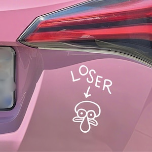 Loser Funny Meme Car Vinyl Decal