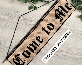 Alt Tapestry Crochet Pattern | Gothic Wall Hanging or Desk Mat | Easy DIY Wall Art | English PDF