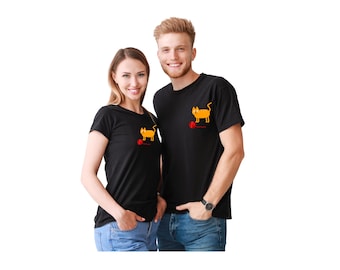 Cute cat Tee, Unisex Shirt for Kids & Adults, Match with Onesie sold seperately