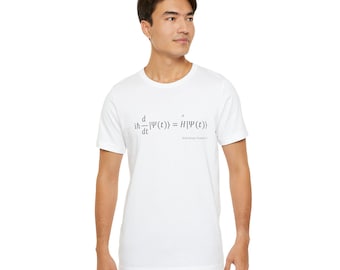 Schrödinger Equation Tee Shirt, Mathematical Physics Equation