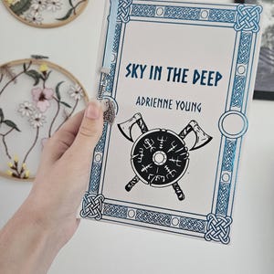 Sky In The Deep by Adrienne Young Rebind | Special Edition | Rebound Book | Handmade