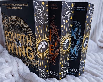 The Empyrean series Custom Sprayed Edge Paperback Books | Rebecca Yarros Books