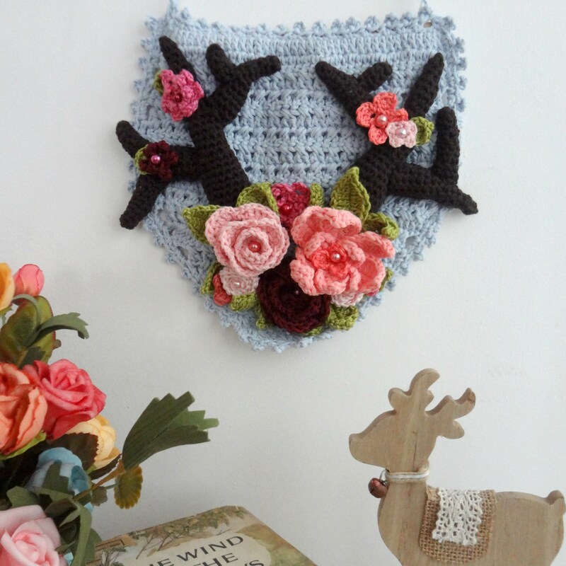 Crochet Antlers Etsy