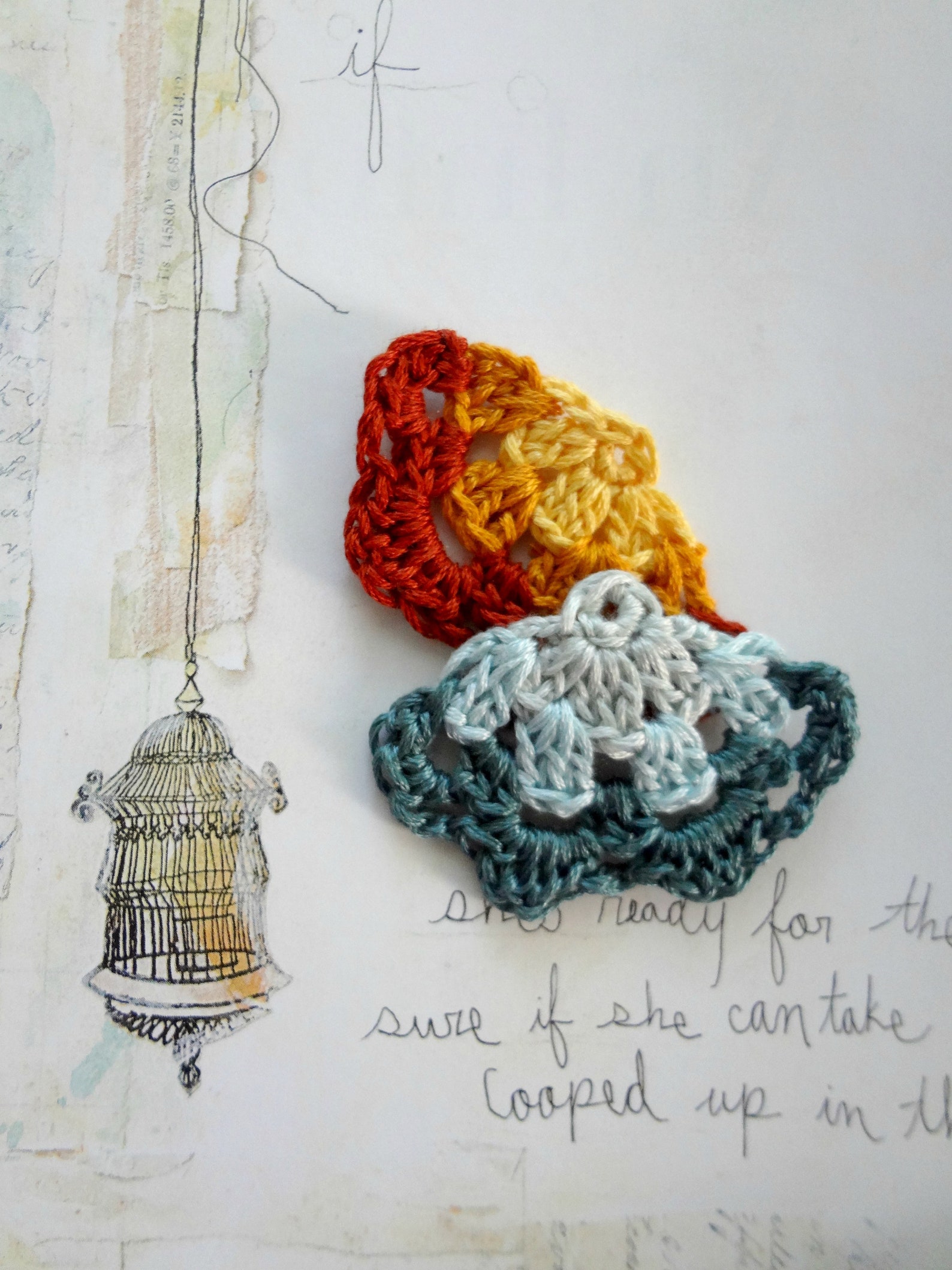 CROCHET OYA Flowerscrochet patternoya crochet oyacrocheted Etsy