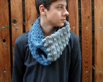 CROCHET PATTERN Jacob's Scarf,crocheted scarf, boy scarf, winter scarf, men's scarf, crochet pattern,scarf pattern,boho scarf, neckwarmer,