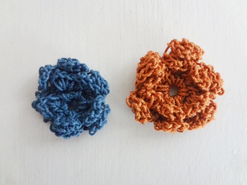 CROCHET PATTERN Mini Flower Jewelrycrochet Thread Etsy