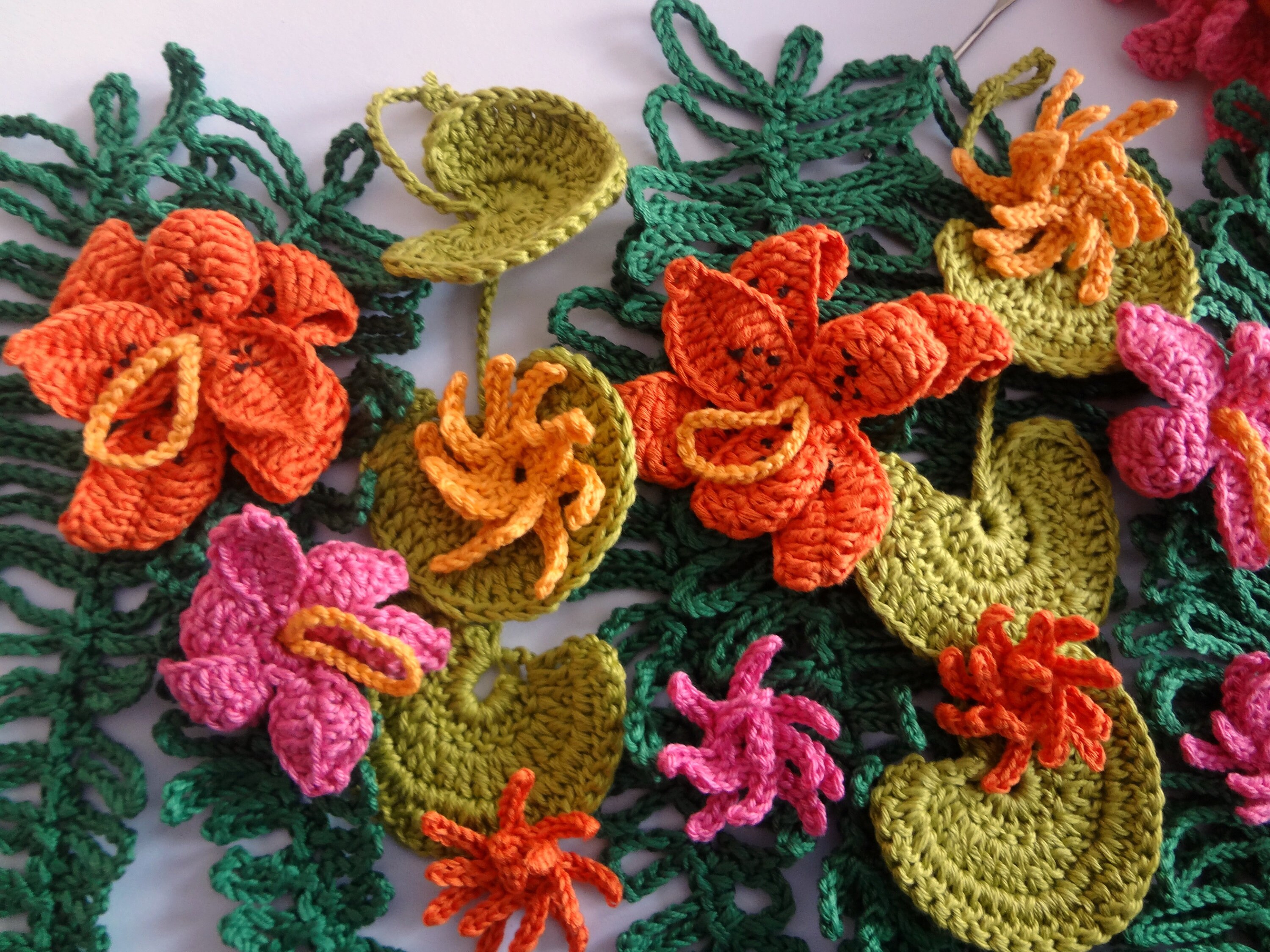 Crochet Pattern: Tropical Wall Hangingtropical Decor Home - Etsy
