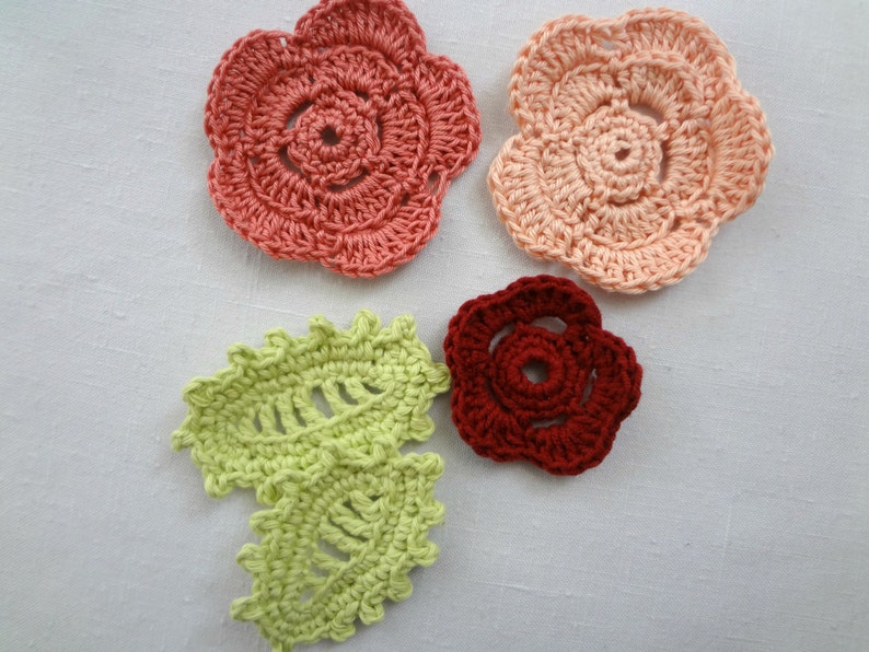 CROCHET PATTERN Irish Rose Brooch Pattern crocheted rose, flower brooch, rose brooch, crochet accessory, crochet pattern image 3